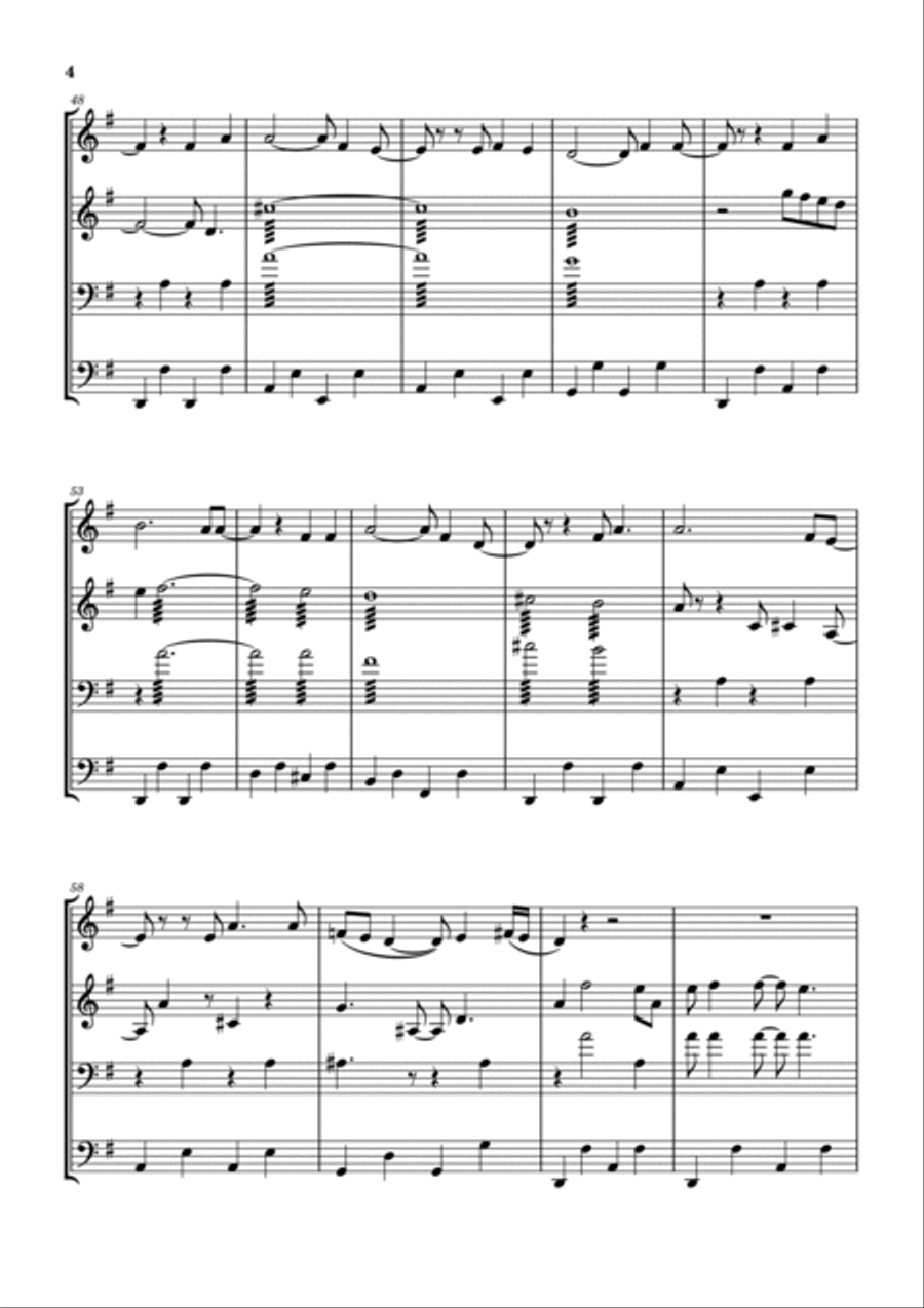 Life Is Beautiful Brass Ensemble scores gallery preview page 5