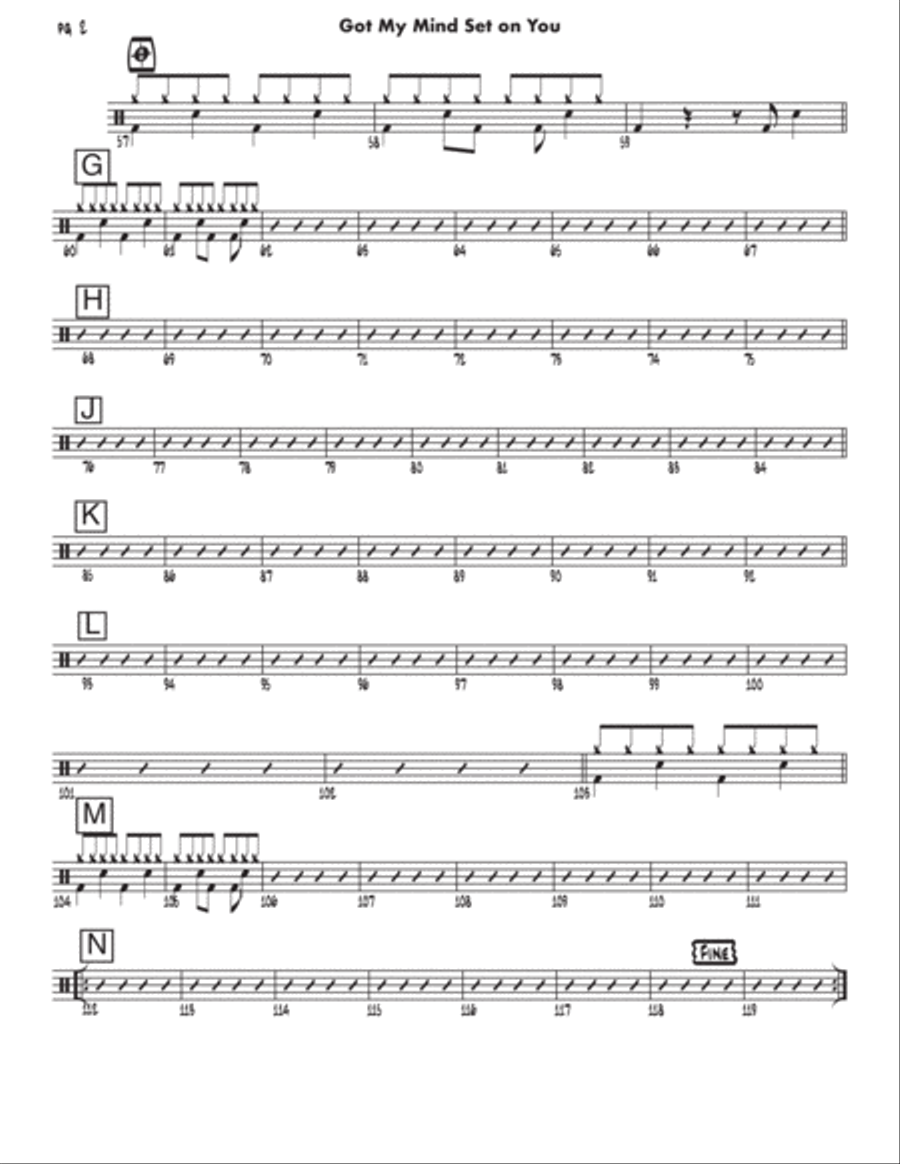 Got My Mind Set On You Tenor Saxophone scores gallery preview page 6
