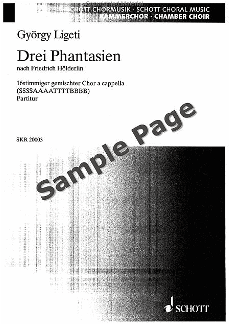 3 Phantasien 3 Phantasien 4-Part scores gallery preview page 2