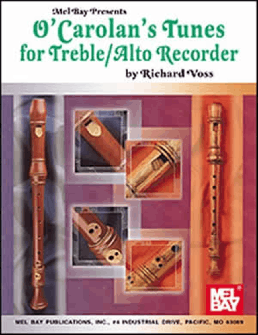 O'Carolan's Tunes for Treble/Alto Recorder Alto Recorder scores gallery preview page 1