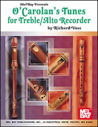 Book cover for O'Carolan's Tunes for Treble/Alto Recorder