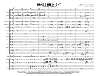 Dance The Night - Score Only