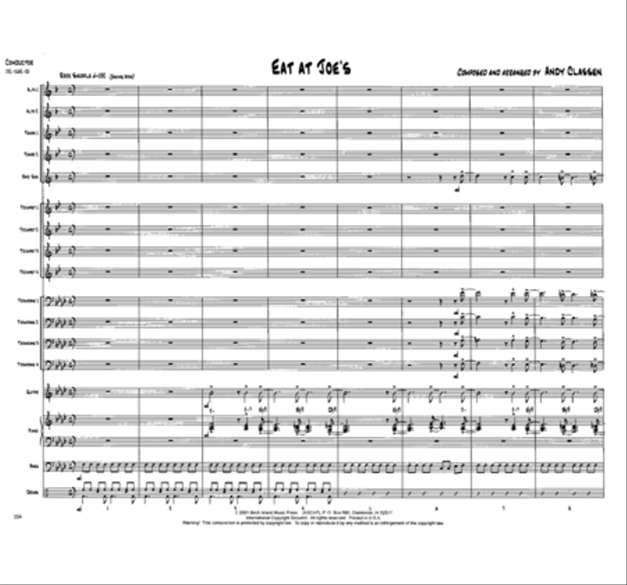 Eat At Joe's Eat At Joe's Jazz Ensemble scores gallery preview page 2