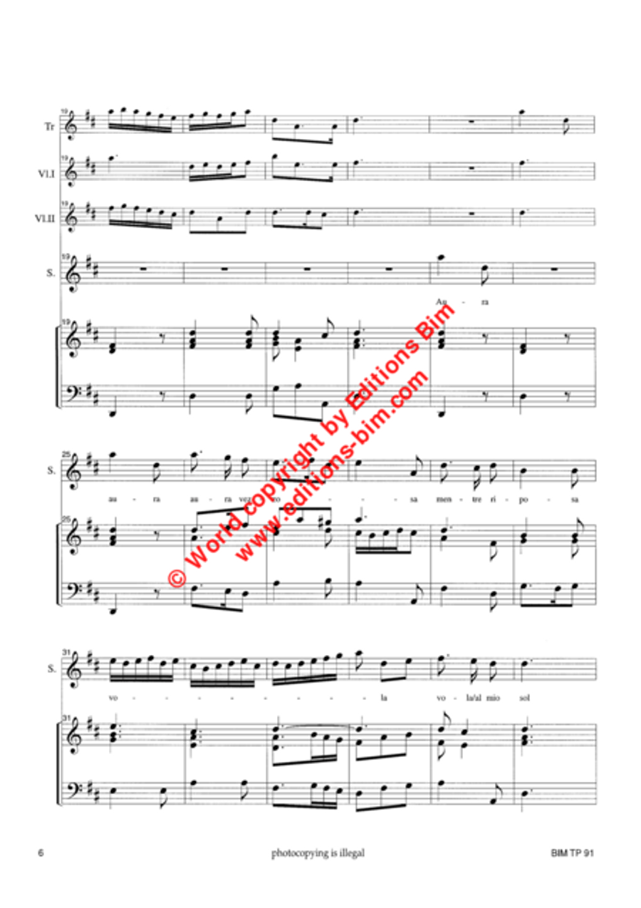 Qual mormorio giocondo Qual mormorio giocondo Soprano Voice scores gallery preview page 7