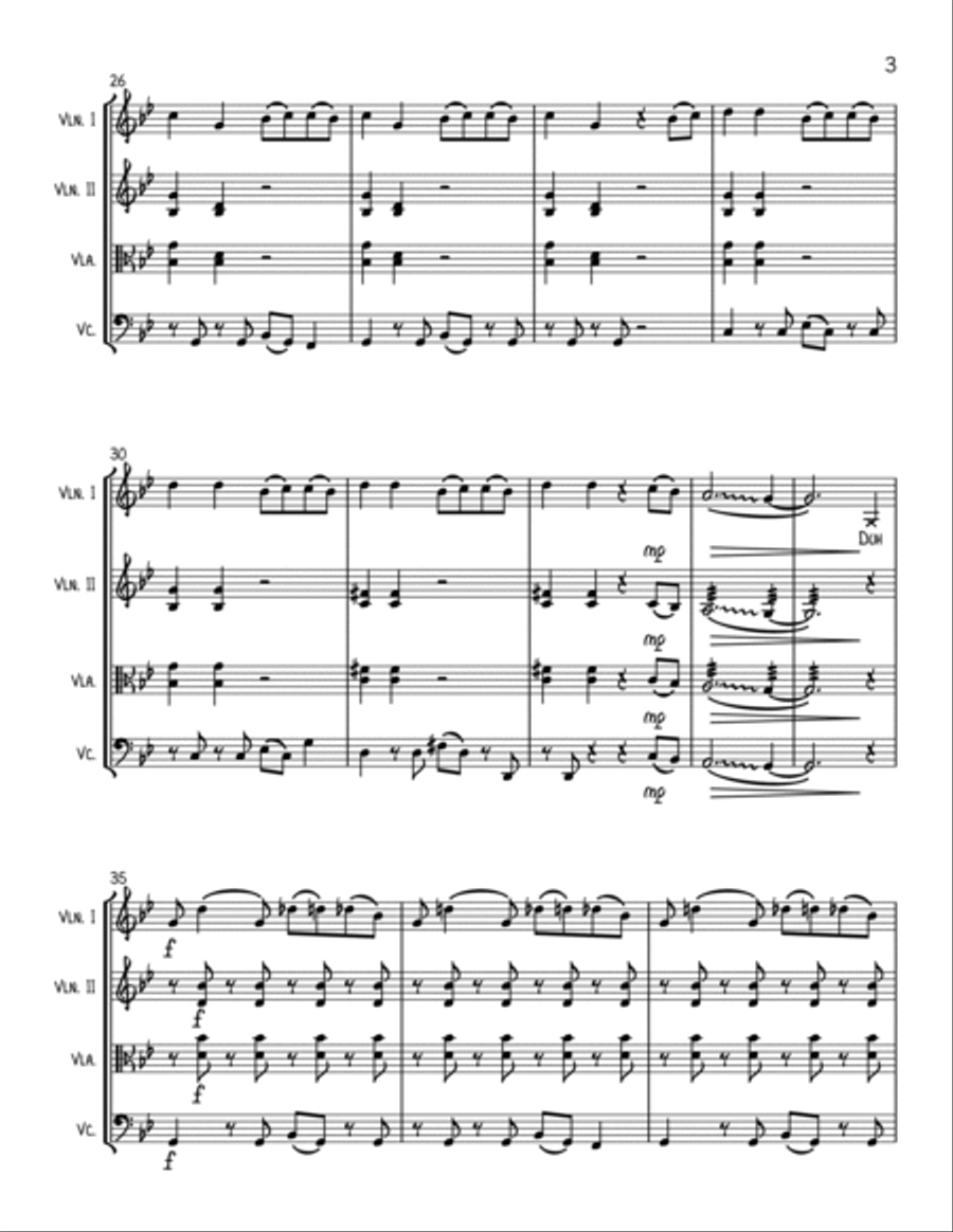 Bad Guy String Trio scores gallery preview page 3