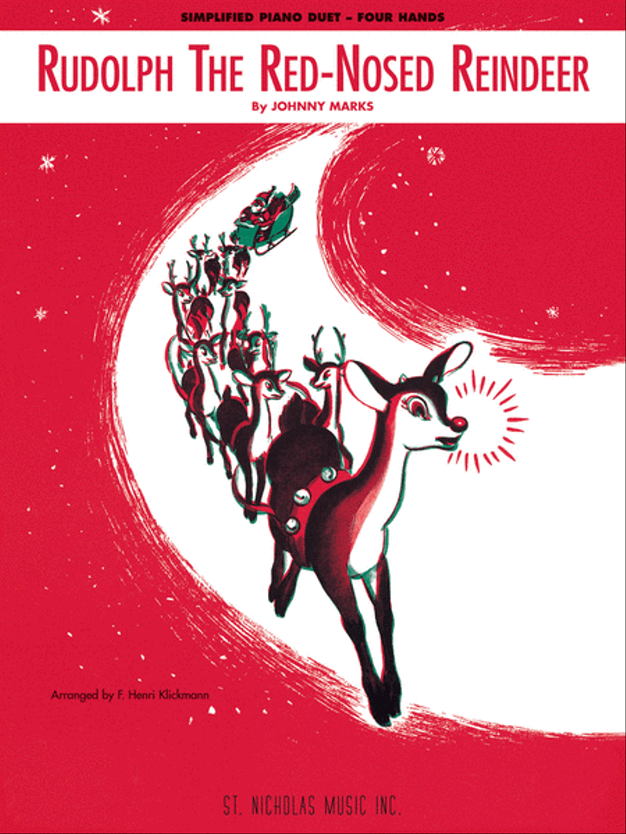 Rudolph the Red-Nosed Reindeer Piano Solo scores gallery preview page 1