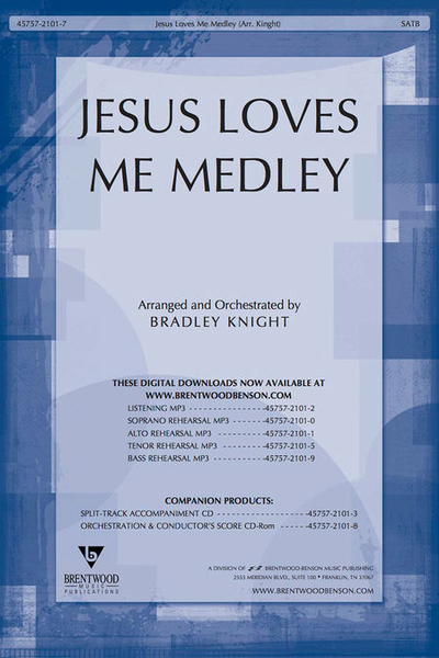Jesus Loves Me Medley (Orchestra Parts and Conductor's Score, CD-ROM)