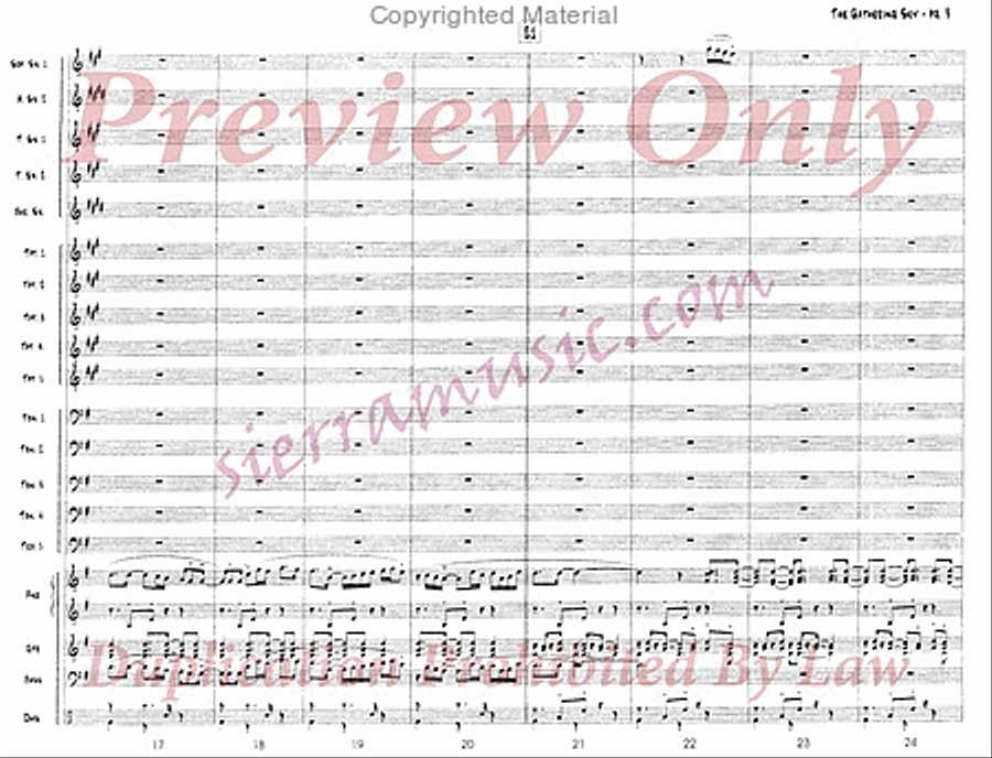 The Gathering Sky Jazz Ensemble scores gallery preview page 4