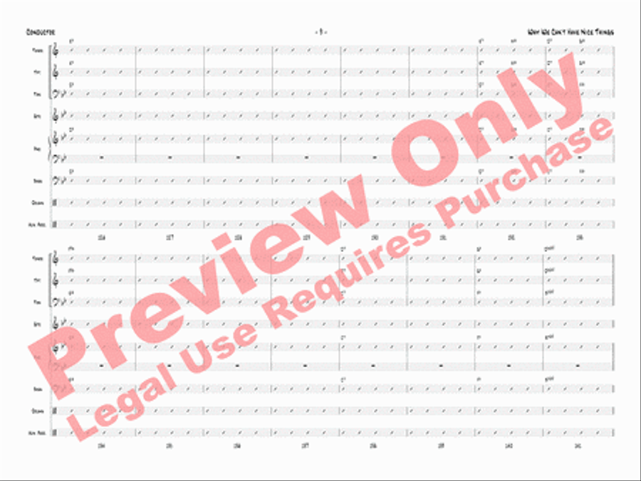 Why We Can't Have Nice Things Jazz Ensemble scores gallery preview page 12
