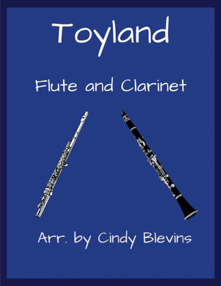 Book cover for Toyland, for Flute and Clarinet