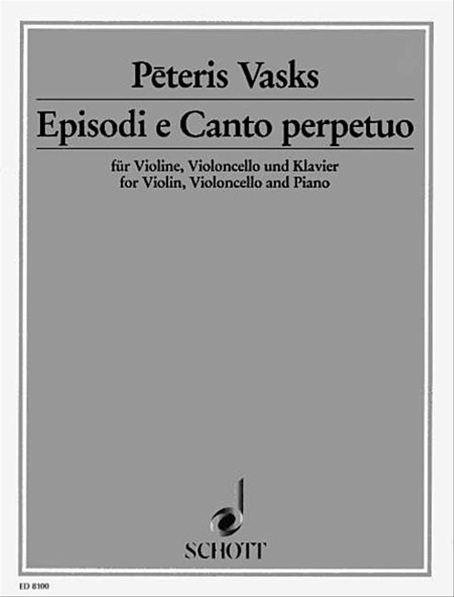 Episodi E Canto Perpetuo Pf Trio Piano Trio scores gallery preview page 1