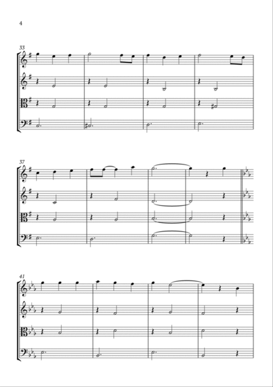 Les Poissons String Quartet scores gallery preview page 4