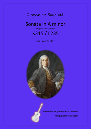 Book cover for Sonata K315 / L235