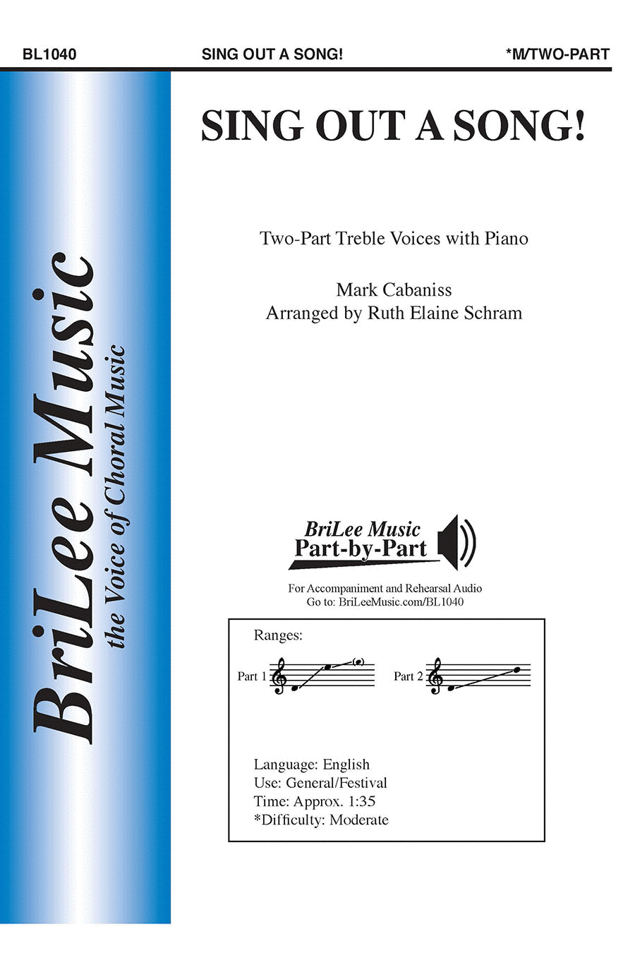 Sing Out a Song! Choir scores gallery preview page 1