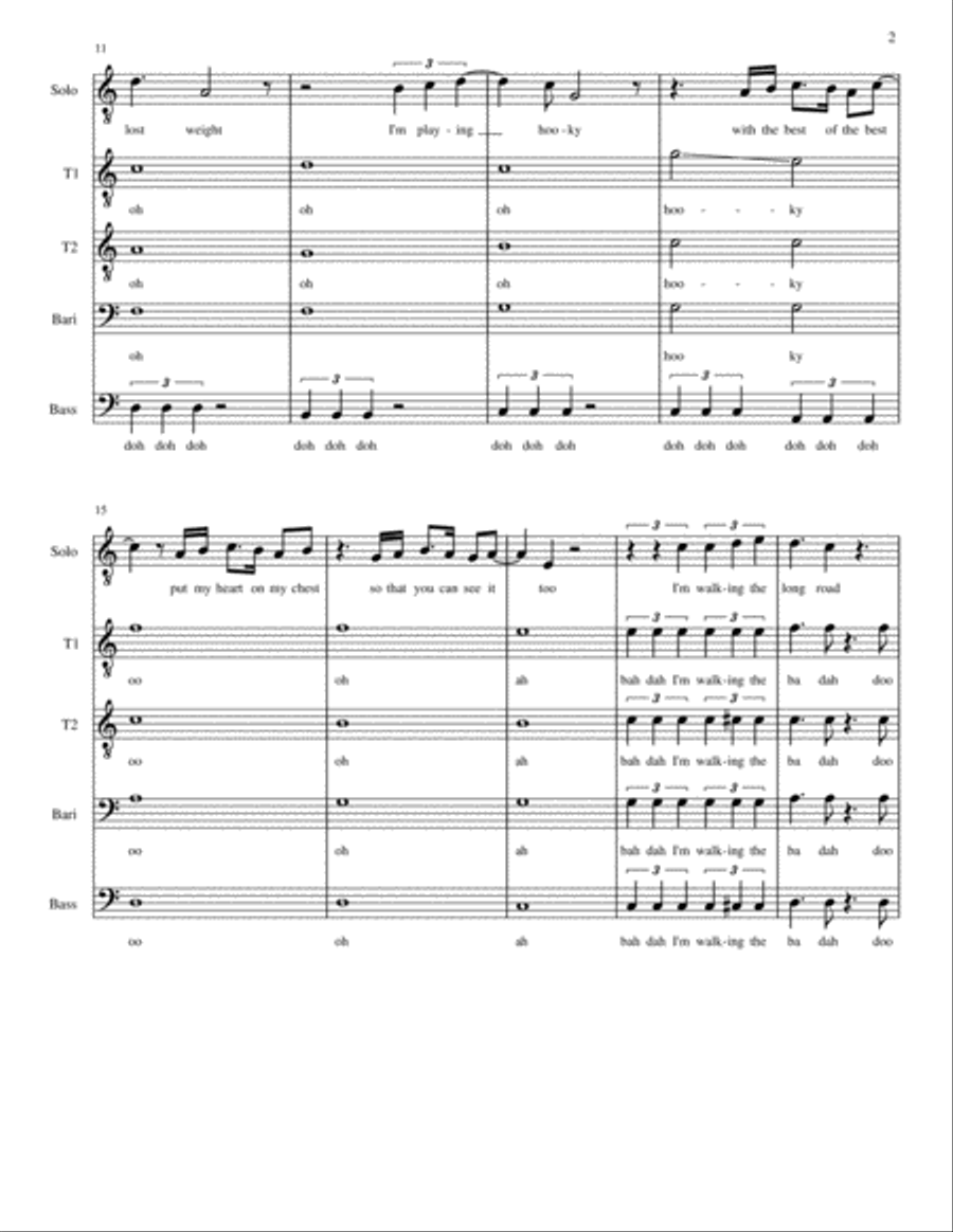 Death Of A Bachelor Death Of A Bachelor TTBB scores gallery preview page 2