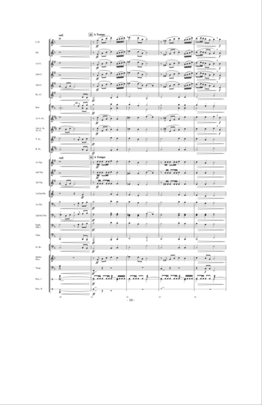 Beautiful Savior Concert Band scores gallery preview page 9