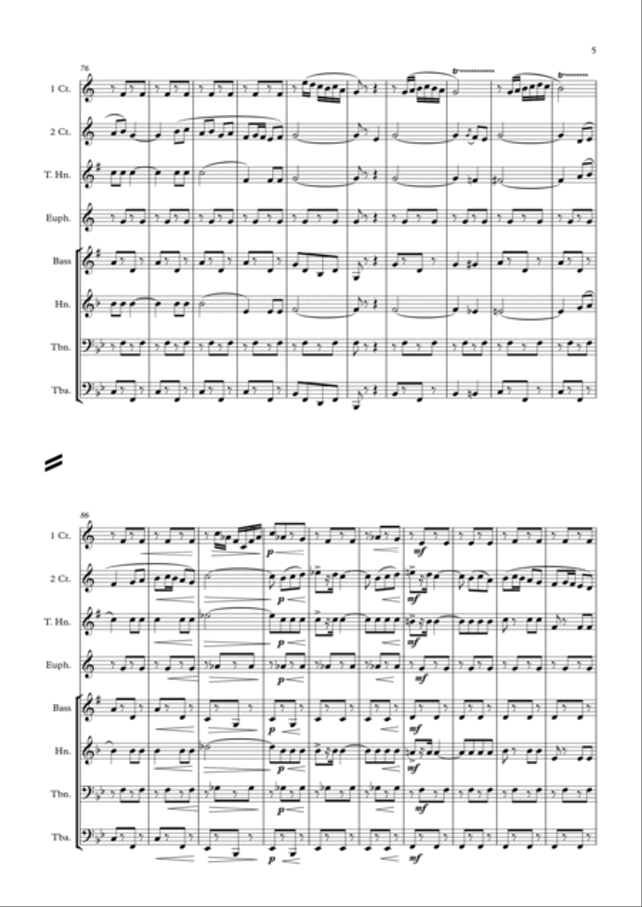 Amparito Roca Amparito Roca Euphonium scores gallery preview page 5