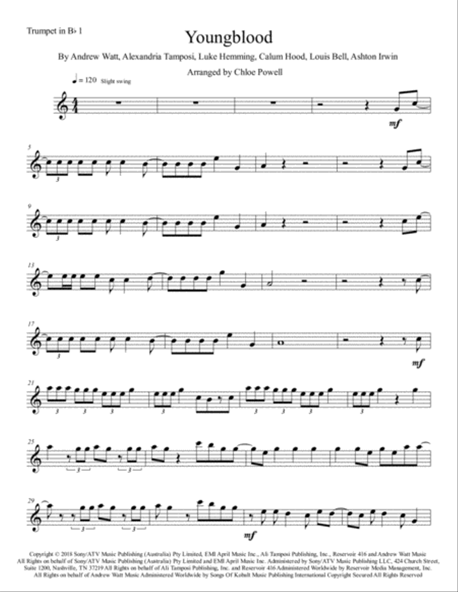 Youngblood Youngblood Brass Ensemble scores gallery preview page 6