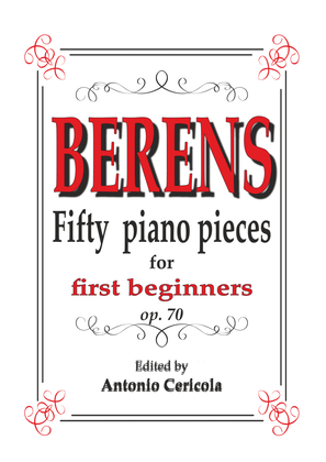 BERENS Fifty Piano Pieces for beginners op. 70