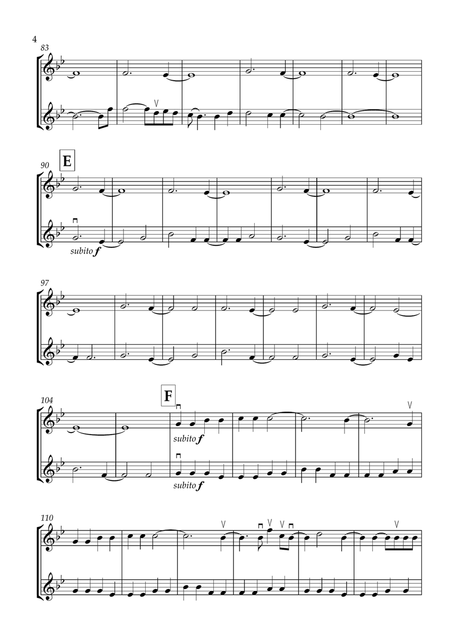 Hello Hello String Duet scores gallery preview page 4