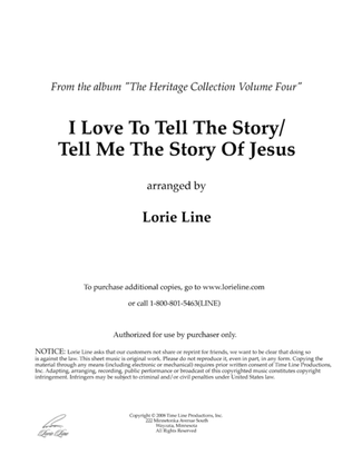 Book cover for I Love To Tell The Story/Tell Me The Story Of Jesus