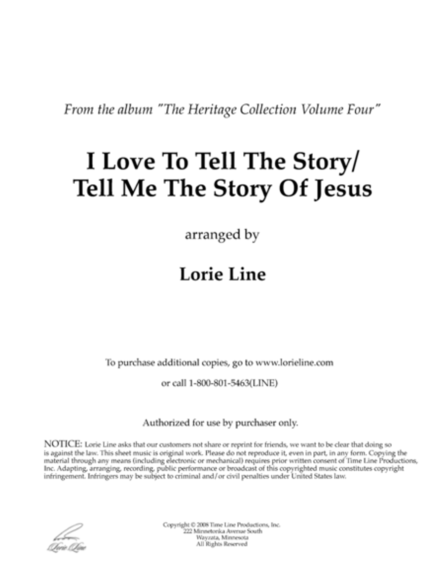 I Love To Tell The Story/Tell Me The Story Of Jesus