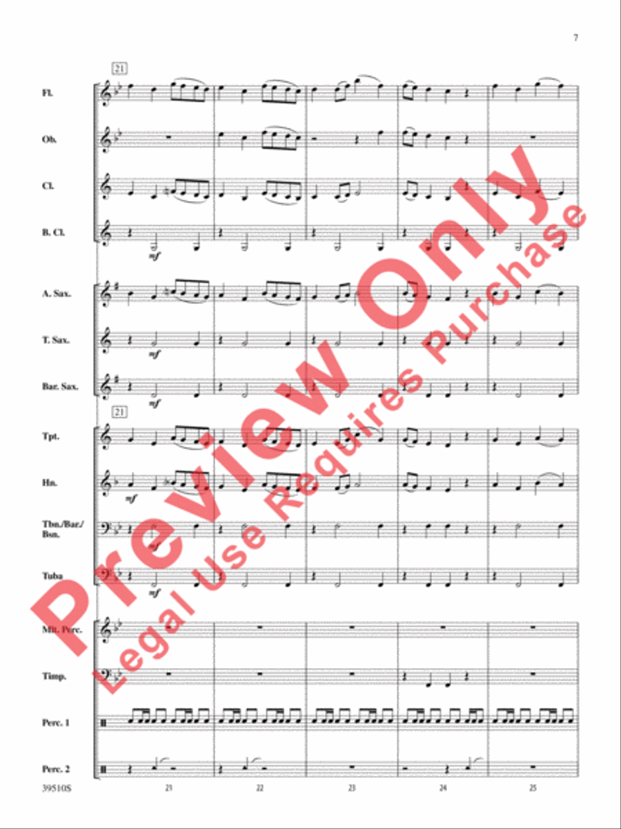 Welcome Christmas (from How the Grinch Stole Christmas) Concert Band scores gallery preview page 8