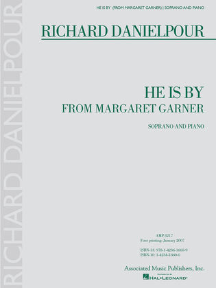 Book cover for He Is By from Margaret Garner