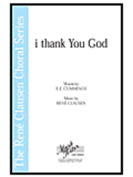 i thank You, God SATB/A Cappella