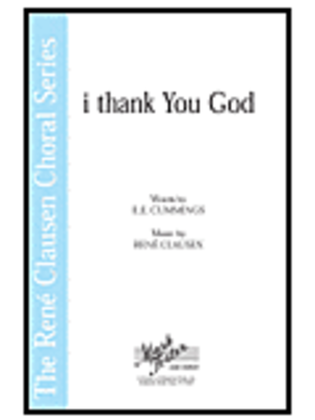 Book cover for i thank You, God