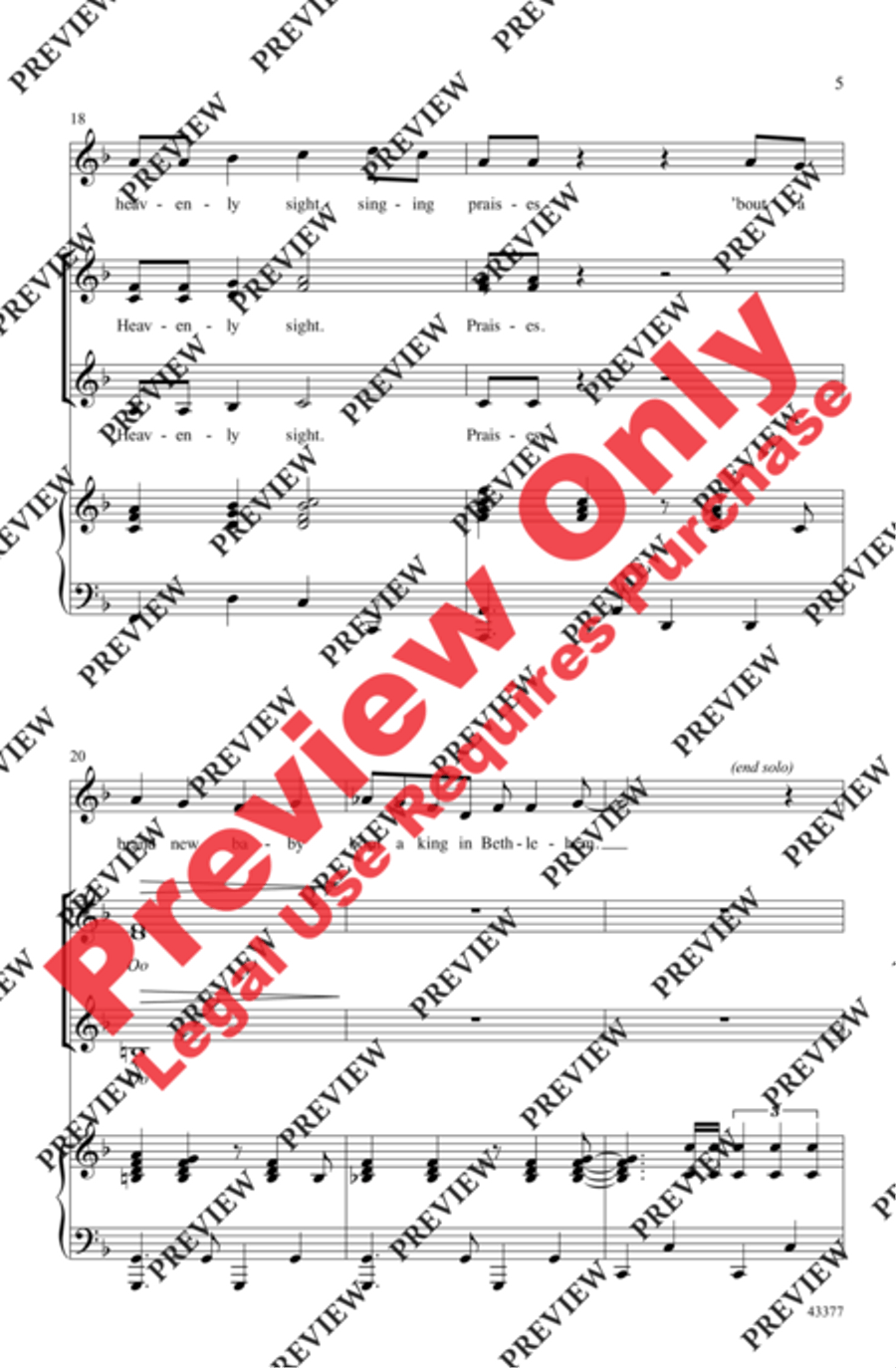 Can You Hear the Angels? Can You Hear the Angels? Women's Choir scores gallery preview page 5