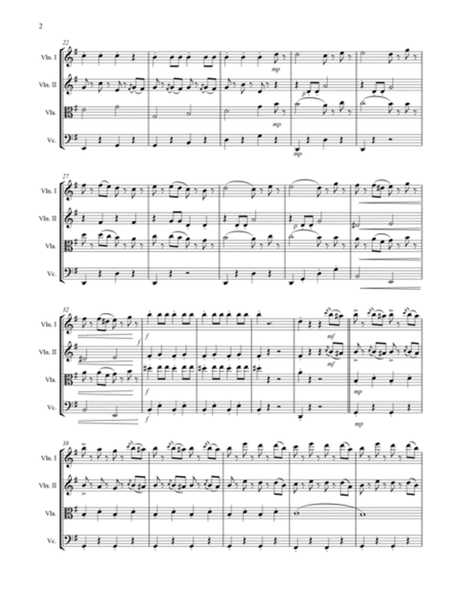 Radetzky March (for String Quartet) image number null