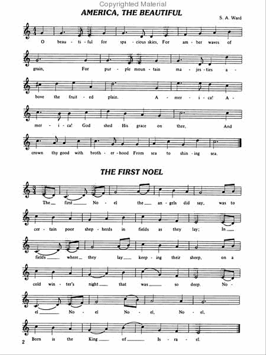 Alfred's Very First Tonechime Arrangements Handbell Choir scores gallery preview page 36