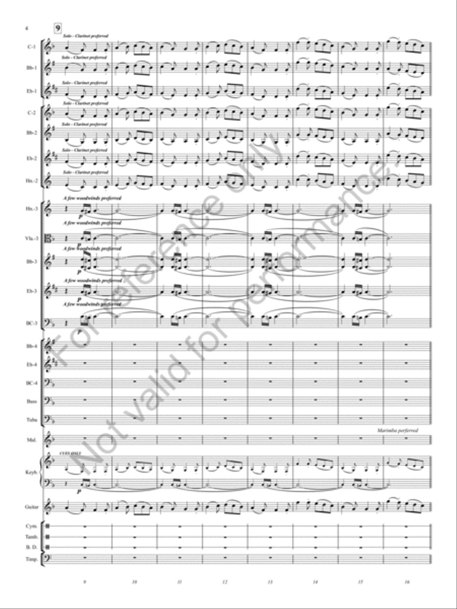 Fantasia on the Dargason (from Second Suite in F, Mvt. IV) Concert Band scores gallery preview page 3