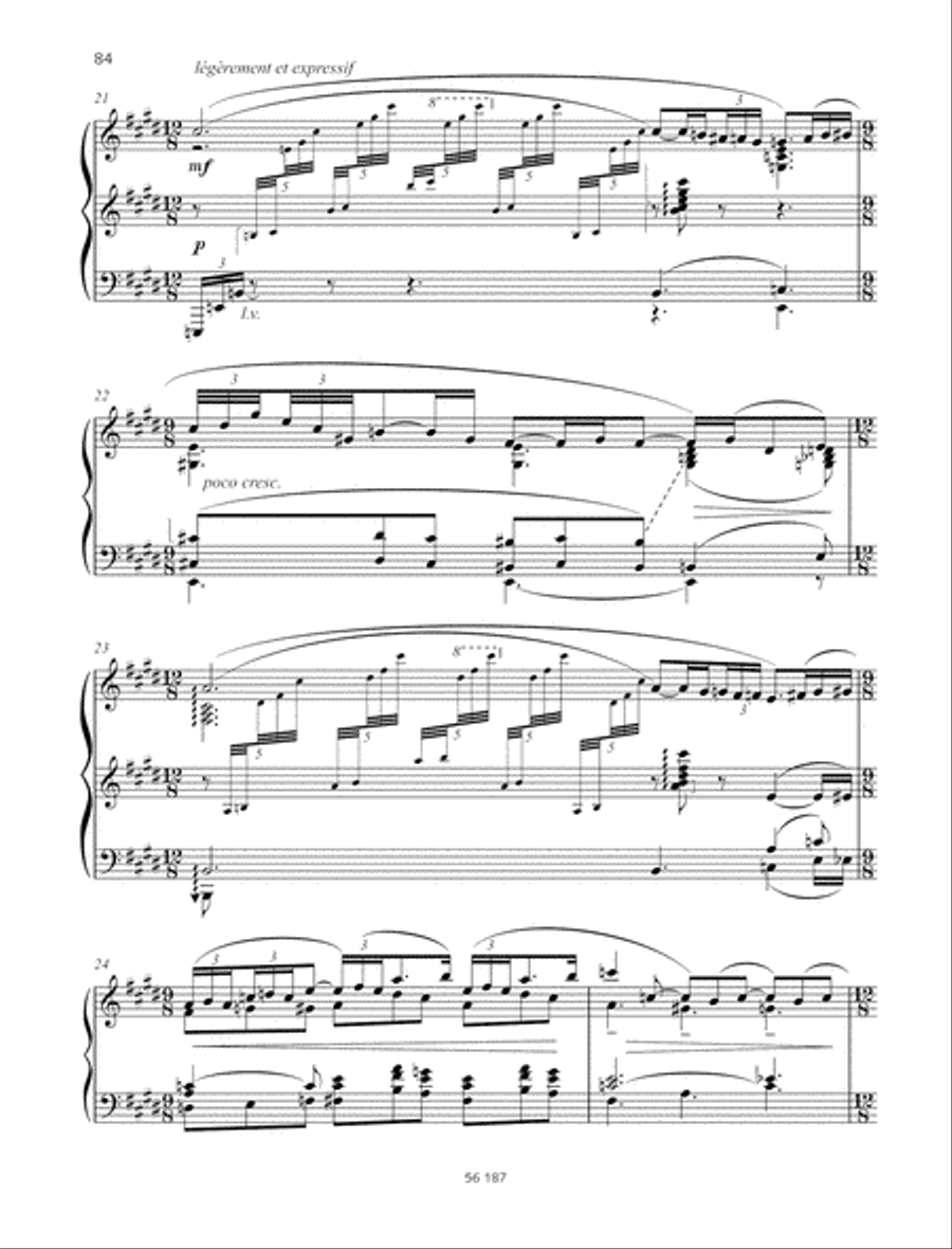 Prélude à l'après-midi d'un faune Piano Solo scores gallery preview page 4