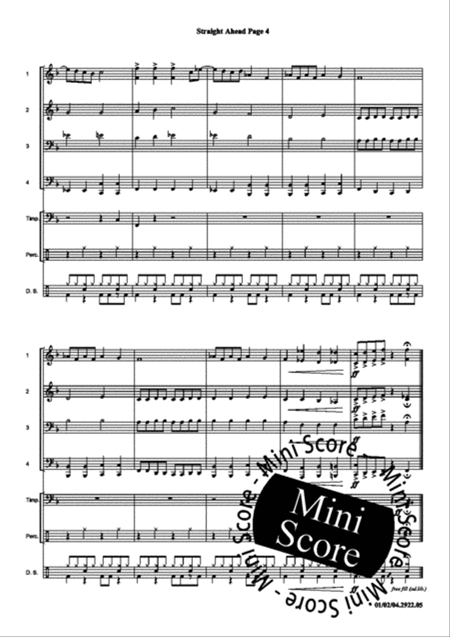 Straight Ahead Concert Band scores gallery preview page 8
