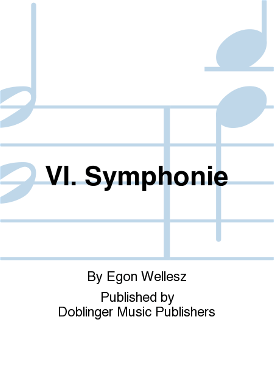 VI. Symphonie Orchestra scores gallery preview page 1