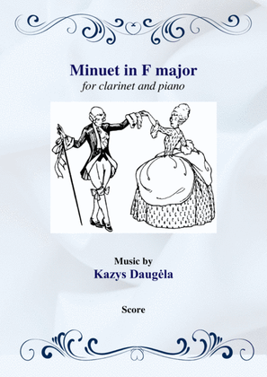 Minuet in F major for Bb Clarinet and Piano