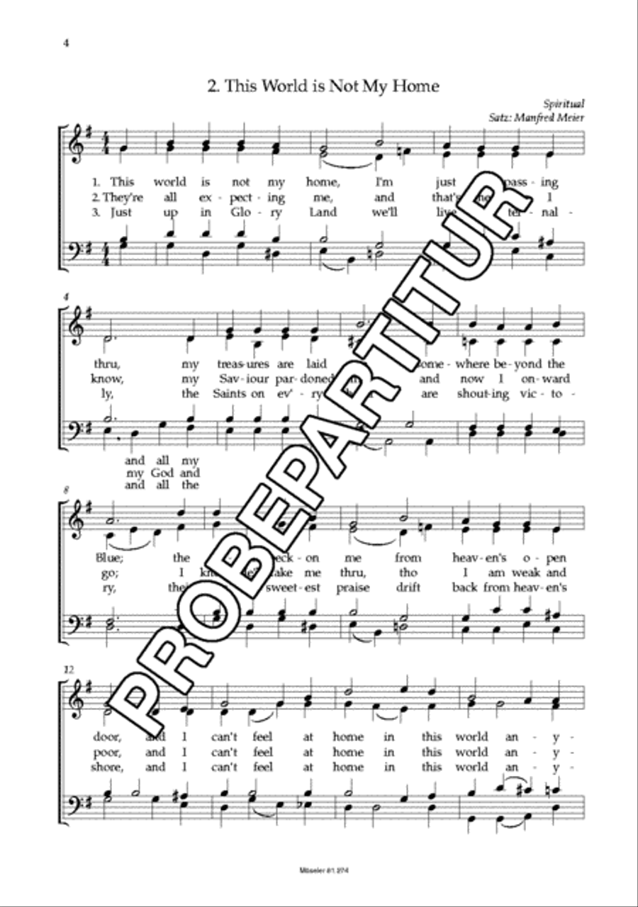 Glory Land 4-Part scores gallery preview page 5