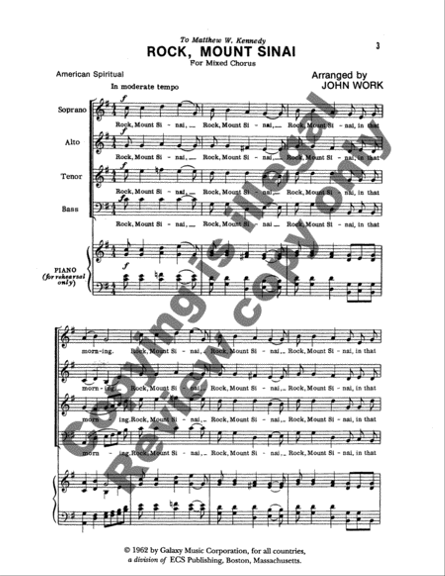 A Heritage of Spirituals A Heritage of Spirituals 4-Part scores gallery preview page 3