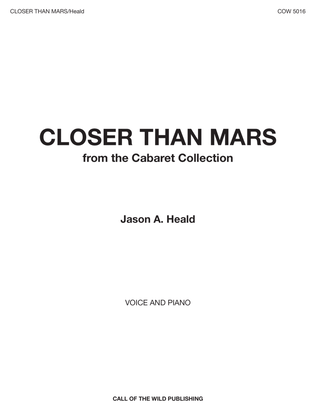 "Closer than Mars" for solo/unison voice and piano