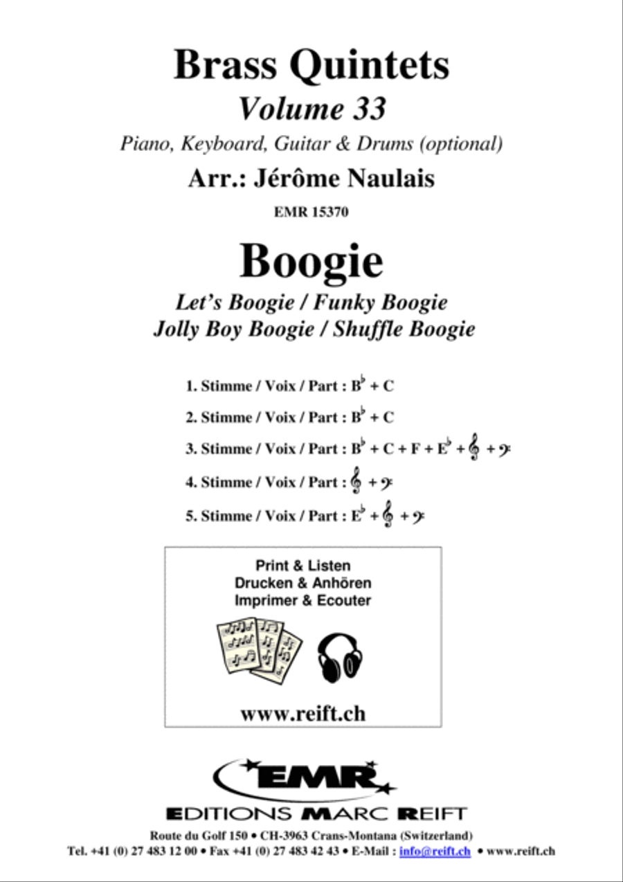 Brass Quintets Vol. 33: Boogie Brass Band scores gallery preview page 2