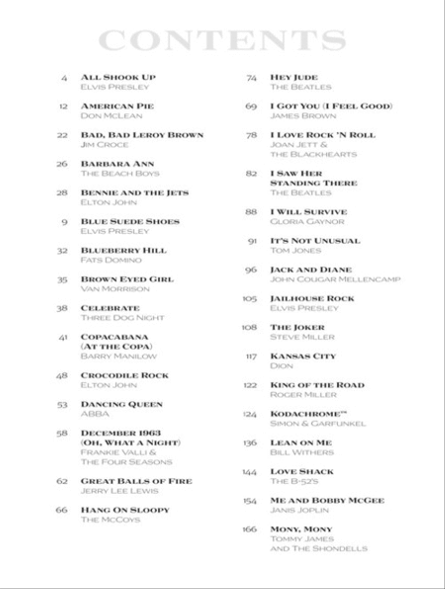 The Rollicking Piano Bar Songbook Piano, Vocal, Guitar scores gallery preview page 2