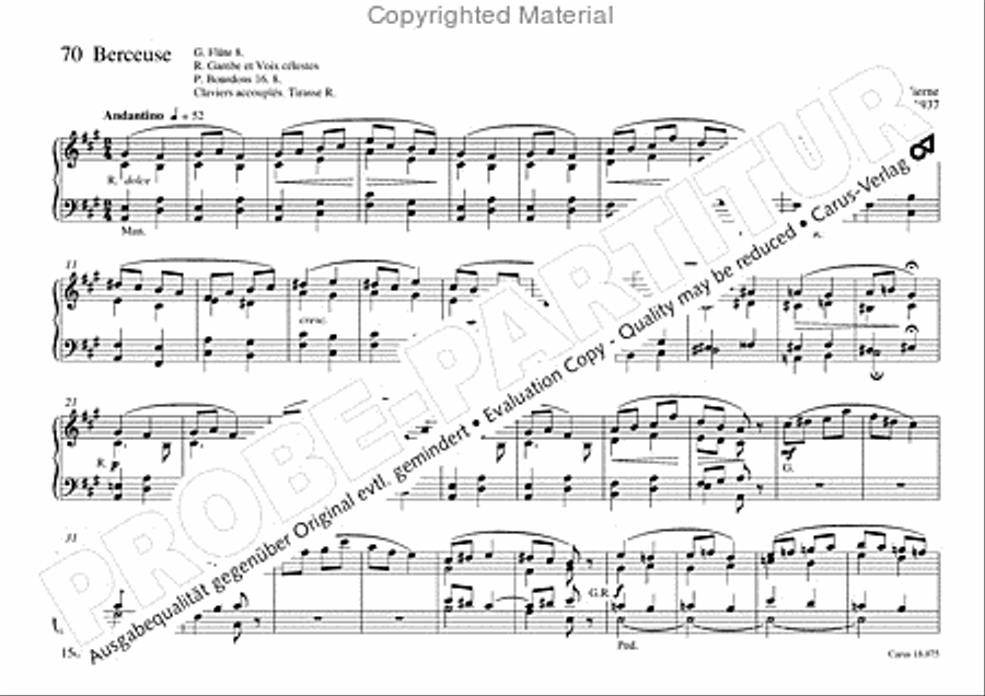 Freiburger Orgelbuch: Stammteil Organ Solo scores gallery preview page 157