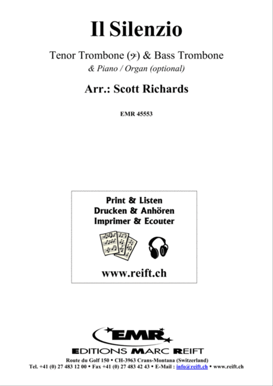 Il Silenzio Il Silenzio Trombone scores gallery preview page 2