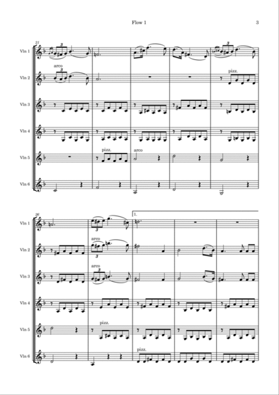 Serenade Violin scores gallery preview page 3