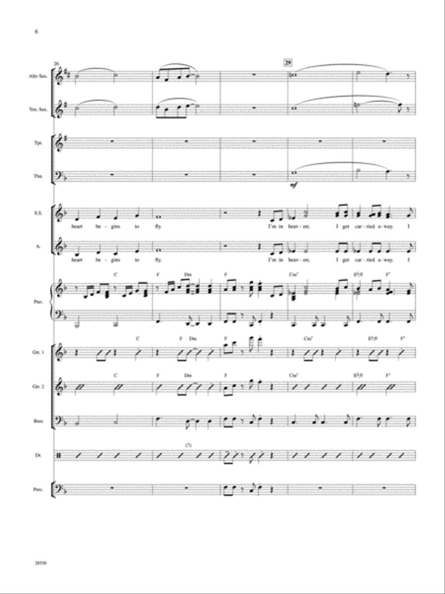 '60s Chicks (A Medley): Score Score scores gallery preview page 6