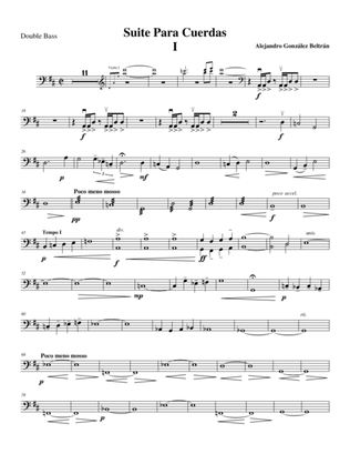 Suite for String Orchestra (Mov I) Double Bass part