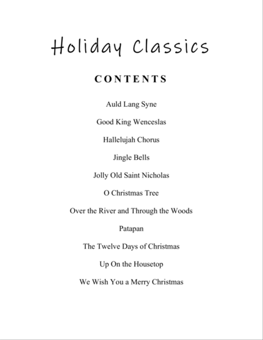 Holiday Classics (A Collection of 11 Mixed-Level, 1 Piano, 4-Hands Duets) 1 Piano, 4-Hands scores gallery preview page 3