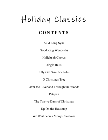 Holiday Classics (A Collection of 11 Mixed-Level, 1 Piano, 4-Hands Duets) by Sharon Wilson 1 Piano, 4-Hands - Digital Sheet Music